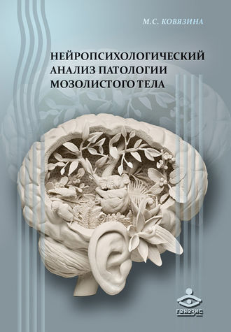 Мария Ковязина, Нейропсихологический анализ патологии мозолистого тела