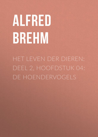 Alfred Brehm, Het Leven der Dieren: Deel 2, Hoofdstuk 04: De Hoendervogels