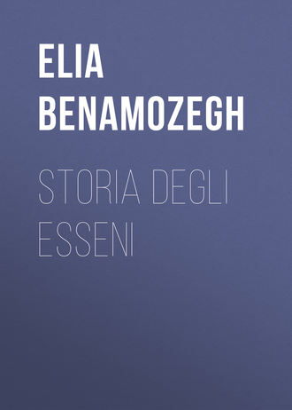 Elia Benamozegh, Storia degli Esseni