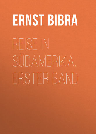 Ernst Bibra, Reise in Südamerika. Erster Band.