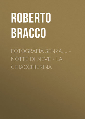 Roberto Bracco, Fotografia senza.... – Notte di neve – La chiacchierina