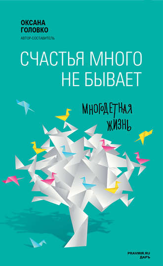 Коллектив авторов, Оксана Головко, Счастья много не бывает. Многодетная жизнь (сборник)