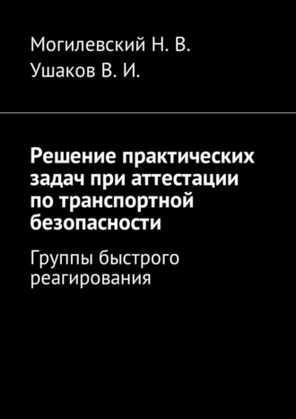 Владимир Ушаков, Николай Могилевский, Решение практических задач при аттестации по транспортной безопасности. Группы быстрого реагирования