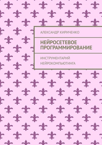 Александр Кириченко, Нейросетевое программирование. Инструментарий нейрокомпьютинга