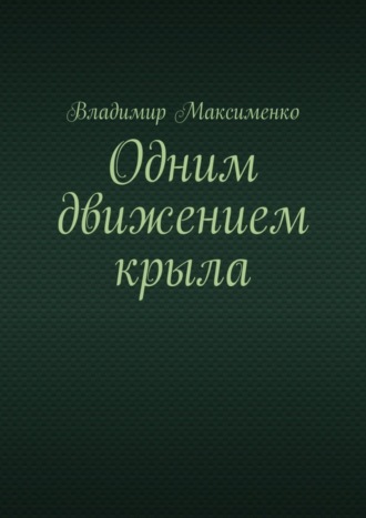 Владимир Максименко, Одним движением крыла