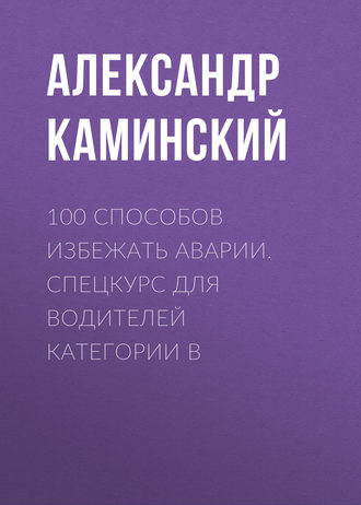 Александр Каминский, 100 способов избежать аварии. Спецкурс для водителей категории В