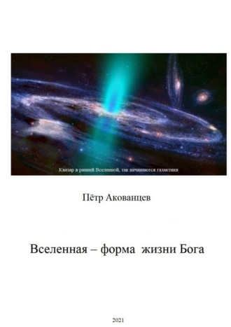 Пётр Акованцев, Вселенная – форма жизни Бога. Теория Всего