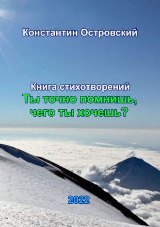 Константин Островский, Ты точно помнишь, чего ты хочешь? Книга стихотворений