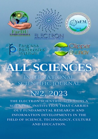 Inom Yakubov, Ibratjon Aliyev, All sciences. №2, 2023. International Scientific Journal