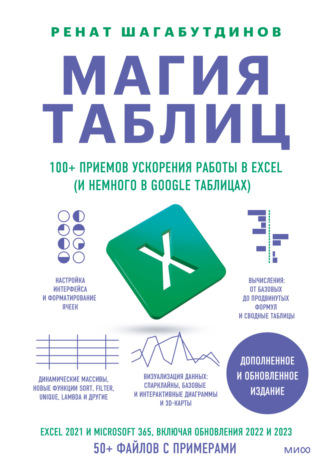 Евгений Намоконов, Ренат Шагабутдинов, Магия таблиц. 100+ приемов ускорения работы в Excel (и немного в Google Таблицах)