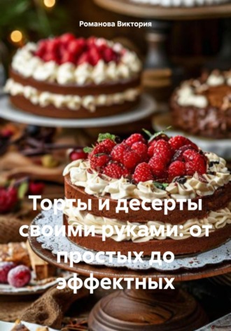 Торты и десерты своими руками: от простых до эффектных Романова Виктория, Торты и десерты своими руками: от простых до эффектных