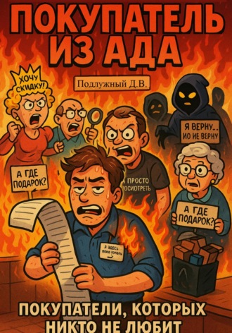 Покупатель из ада. Покупатели, которых никто не любит. Книга 1 Дмитрий Подлужный, Покупатель из ада. Покупатели, которых никто не любит. Книга 1