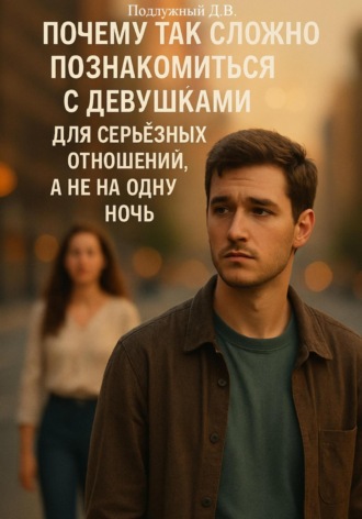 Почему так сложно познакомиться с девушками для серьёзных отношений, а не на одну ночь Дмитрий Подлужный, Почему так сложно познакомиться с девушками для серьёзных отношений, а не на одну ночь