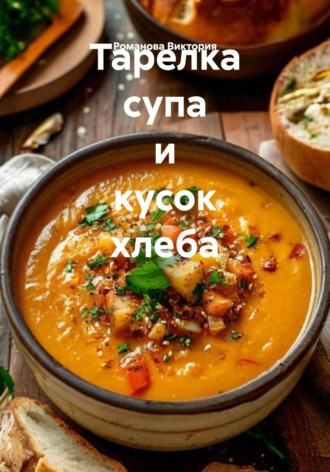 Тарелка супа и кусок хлеба Романова Виктория, Тарелка супа и кусок хлеба