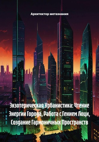 Экзотерическая Урбанистика: Чтение Энергии Города, Работа с Гением Лоци, Создание Гармоничных Пространств Архитектор метазнания, Экзотерическая Урбанистика: Чтение Энергии Города, Работа с Гением Лоци, Создание Гармоничных Пространств